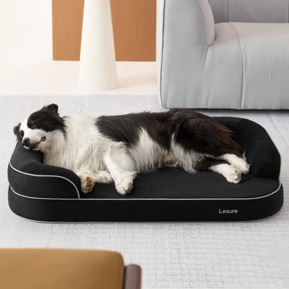 Lesure Realortho Orthopedic Dog Bed - Joint Protection for Large & Senior Dogs