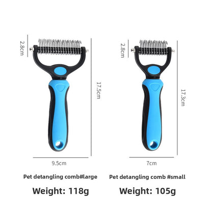 Universal Pet Hair Removal and Detangling Comb